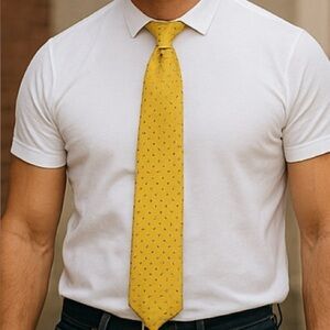 Nordstrom Men’s Shop Silk Tie, yellow and blue